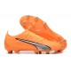 Puma Ultra Ultimate FG Low-Top Orange Blue For Men Soccer Cleats