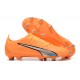 Puma Ultra Ultimate FG Low-Top Orange Blue For Men Soccer Cleats 