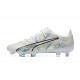 Puma Ultra Ultimate FG Low-Top Sliver Black For Men Soccer Cleats 