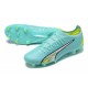 Puma Ultra Ultimate FG Low-Top Turqoise Yellow For Men Soccer Cleats