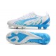 Puma Ultra Ultimate FG Low-Top White Blue For Men Soccer Cleats
