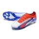 Puma Ultra Ultimate FG Low-Top White Blue Red For Men Soccer Cleats