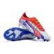 Puma Ultra Ultimate FG Low-Top White Blue Red For Men Soccer Cleats