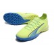 Puma Ultra Ultimate TF Low-Top Blue Green For Men Soccer Cleats