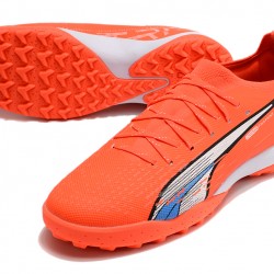Puma Ultra Ultimate TF Low-Top Red White For Men Soccer Cleats 