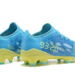 Puma ultra 1.4 FG Low-Top Blue Yellow And Green For Men Soccer Cleats 