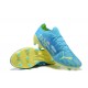 Puma ultra 1.4 FG Low-Top Blue Yellow And Green For Men Soccer Cleats