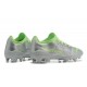 Puma ultra 1.4 FG Low-Top Sliver And Green For Men Soccer Cleats