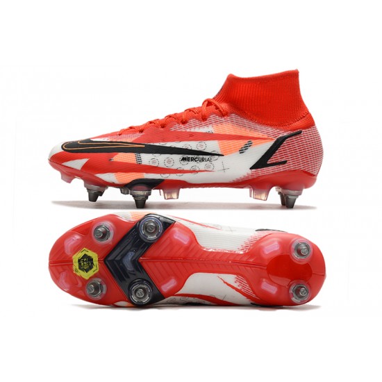 Buy Nike Mercurial Vapor 14 Elite SG PRO Anti Clog Black Red High Soccera Cleats Shop