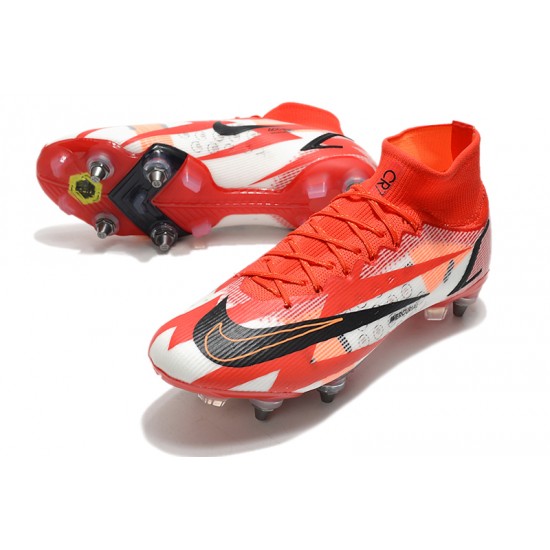 Buy Nike Mercurial Vapor 14 Elite SG PRO Anti Clog Black Red High Soccera Cleats Shop