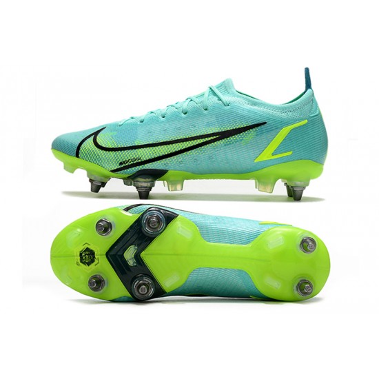 Explore Nike Mercurial Vapor 14 Elite SG PRO Anti Clog Blue Black Mens Low Soccer Cleats For Sale