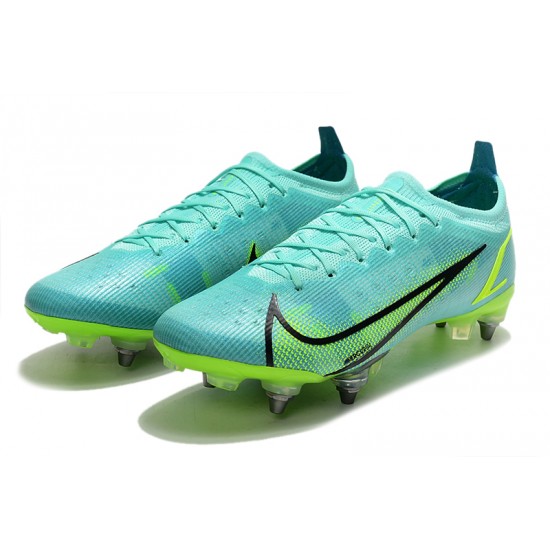 Explore Nike Mercurial Vapor 14 Elite SG PRO Anti Clog Blue Black Mens Low Soccer Cleats For Sale
