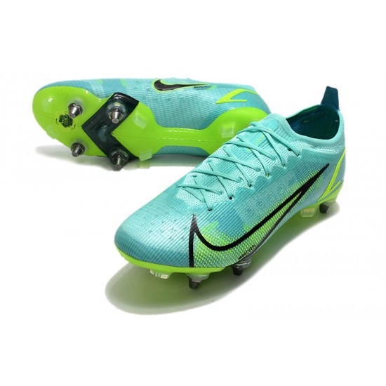 Explore Nike Mercurial Vapor 14 Elite SG PRO Anti Clog Blue Black Mens Low Soccer Cleats For Sale
