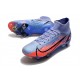 Nike Mercurial Vapor 14 Elite SG PRO Anti Clog Blue Black Pink High Soccer Cleats