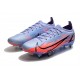 Click To Buy Nike Mercurial Vapor 14 Elite SG PRO Anti Clog Blue Black Pink Low Soccer Cleats Shop Online