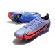 Click To Buy Nike Mercurial Vapor 14 Elite SG PRO Anti Clog Blue Black Pink Low Soccer Cleats Shop Online