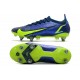 Nike Mercurial Vapor 14 Elite SG PRO Anti Clog Green Deep Blue Low Soccer Cleats