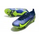 Nike Mercurial Vapor 14 Elite SG PRO Anti Clog Green Deep Blue Low Soccer Cleats