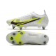 Nike Mercurial Vapor 14 Elite SG PRO Anti Clog Grey Yellow For Mens Low Soccer Cleats