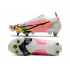 Nike Mercurial Vapor 14 Elite SG PRO Anti Clog Pink White Mens Low Soccer Cleats