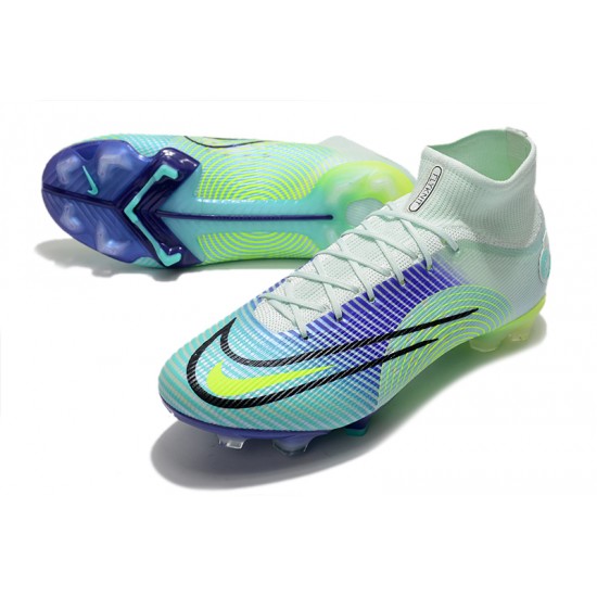 Nike Mercurial Dream Speed Vapor 14 Elite FG Blue Green High Soccer Cleats