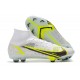 Nike Mercurial Superfly 8 Elite FG High White Yellow For Mens Soccer Cleats