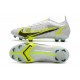 Buy And Seller Nike Mercurial Vapor 14 Elite FG Low White Yellow For Mens Soccer Cleats Online