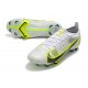 Buy And Seller Nike Mercurial Vapor 14 Elite FG Low White Yellow For Mens Soccer Cleats Online