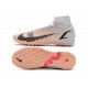 Nike Mercurial Superfly 9 Elite TF High White Pink For Mens Soccer Cleats