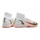 Nike Mercurial Superfly 9 Elite TF High White Pink For Mens Soccer Cleats