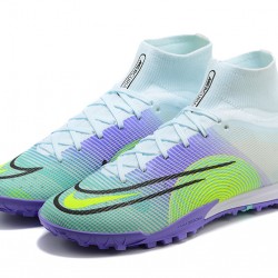 Nike Vapor 14 Academy TF High Purple Green Black For Mens Soccer Cleats