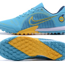 Nike Vapor 14 Academy TF Low Blue Yellow For Mens Soccer Cleats