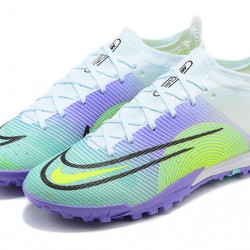 Nike Vapor 14 Academy TF Low Purple Green For Mens Soccer Cleats