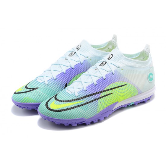 Nike Vapor 14 Academy TF Low Purple Green For Mens Soccer Cleats