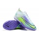 Nike Vapor 14 Academy TF Low Purple Green For Mens Soccer Cleats