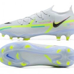 Nike Phantom GT2 Elite FG Low Grey Green For Mens Soccer Cleats