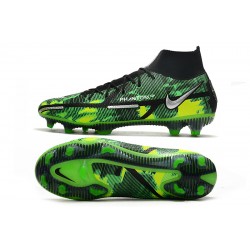 Nike Phantom GT2 Elite FG Motivation Pack High Black Green For Mens Soccer Cleats