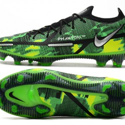 Nike Phantom GT2 Elite FG Motivation Pack Low Black Green For Mens Soccer Cleats