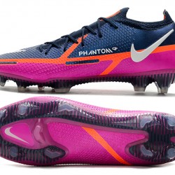 Nike Phantom GT2 Elite FG Motivation Pack Low Purple Blue For Mens Soccer Cleats