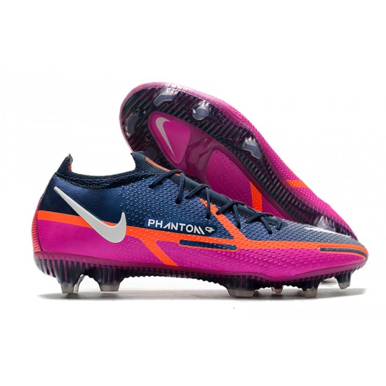 Nike Phantom GT2 Elite FG Motivation Pack Low Purple Blue For Mens Soccer Cleats