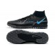 Nike Phantom GT2 Elite TF High Blue Black For Mens Soccer Cleats