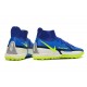 Nike Phantom GT2 Elite TF High Blue Yellow Green For Mens Soccer Cleats