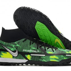 Nike Phantom GT2 Elite TF High Green Black For Mens Soccer Cleats