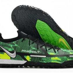 Nike Phantom GT2 Elite TF Low Green Black For Mens Soccer Cleats