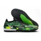 Nike Phantom GT2 Elite TF Low Green Black For Mens Soccer Cleats