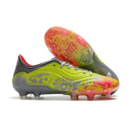 Adidas Copa Sense 1 FG Yellow Peach Silver Soccer Cleats