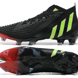 Adidas Predator Edge Geometric 1 FG Black Green Pink Soccer Cleats