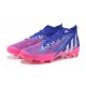Adidas Predator Edge Geometric 1 FG Pink Blue Silver Soccer Cleats