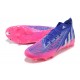 Adidas Predator Edge Geometric 1 FG Pink Blue Silver Soccer Cleats