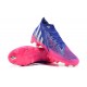 Adidas Predator Edge Geometric 1 FG Pink Blue Silver Soccer Cleats